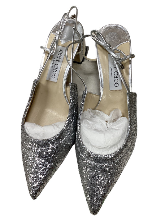 Silver Designer Shoes - Jimmy Choo  Size: 7.5