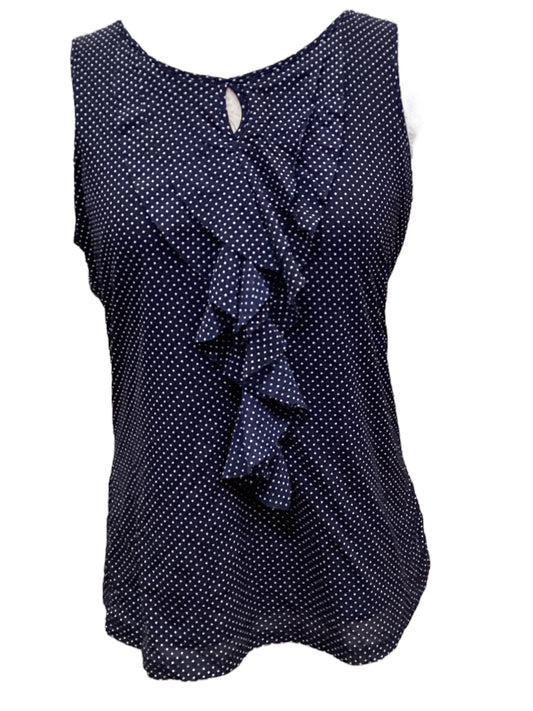 Polkadot Pattern Top Sleeveless Limited, Size M