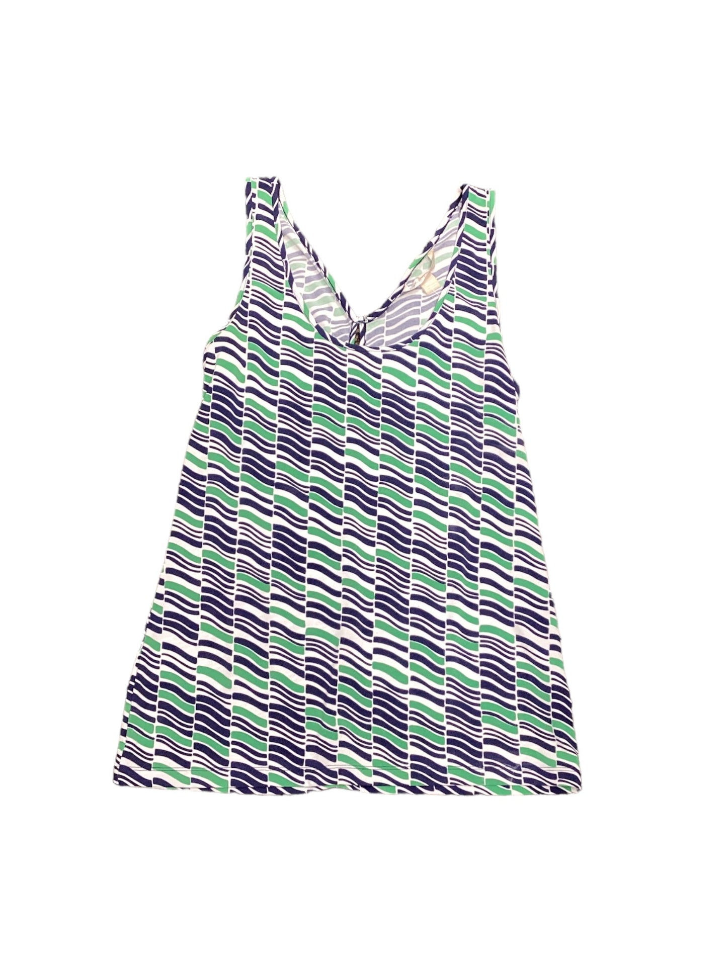 Green & White Top Sleeveless Banana Republic, Size M