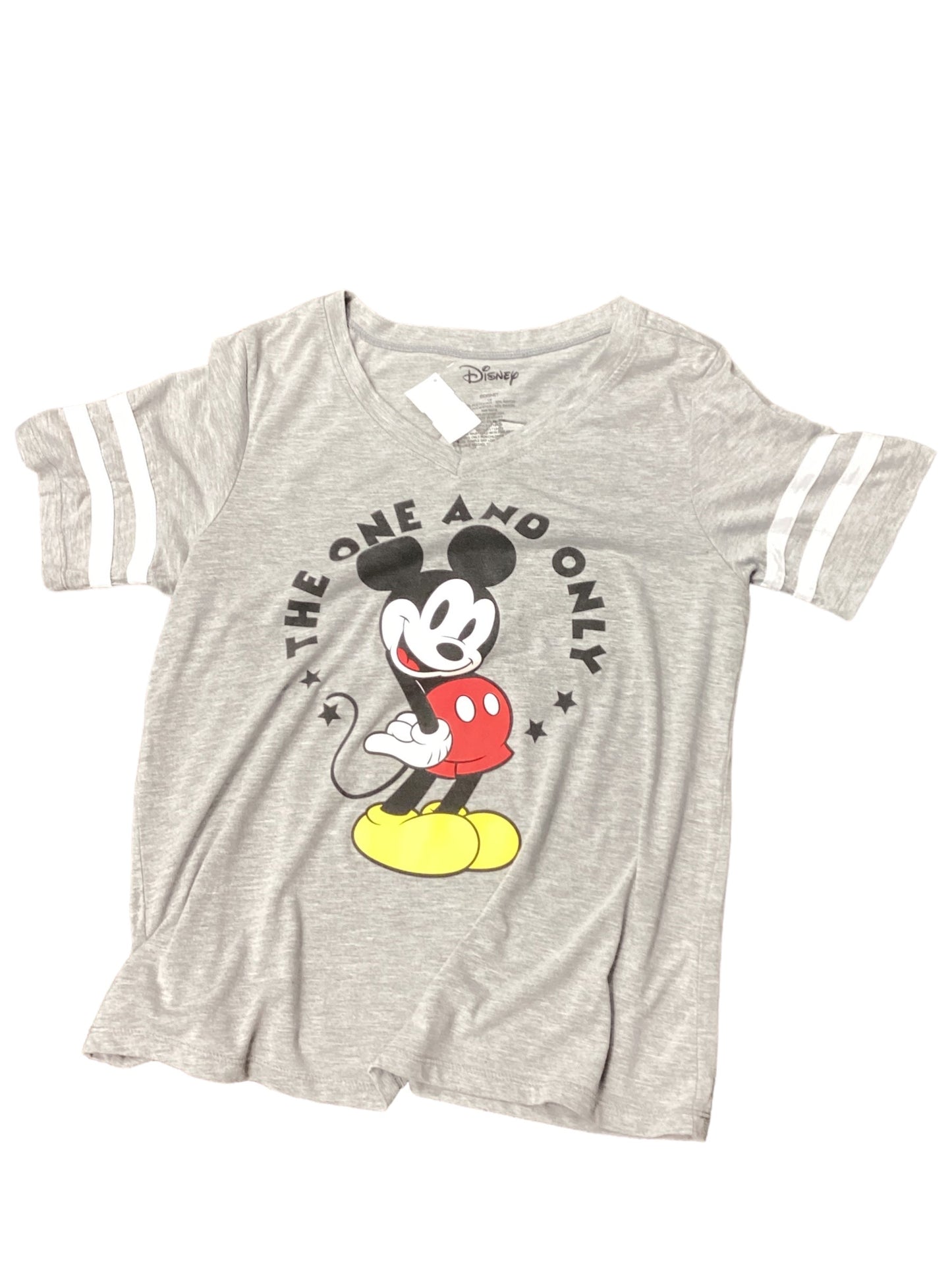 Grey Top Short Sleeve Disney Store, Size 1x