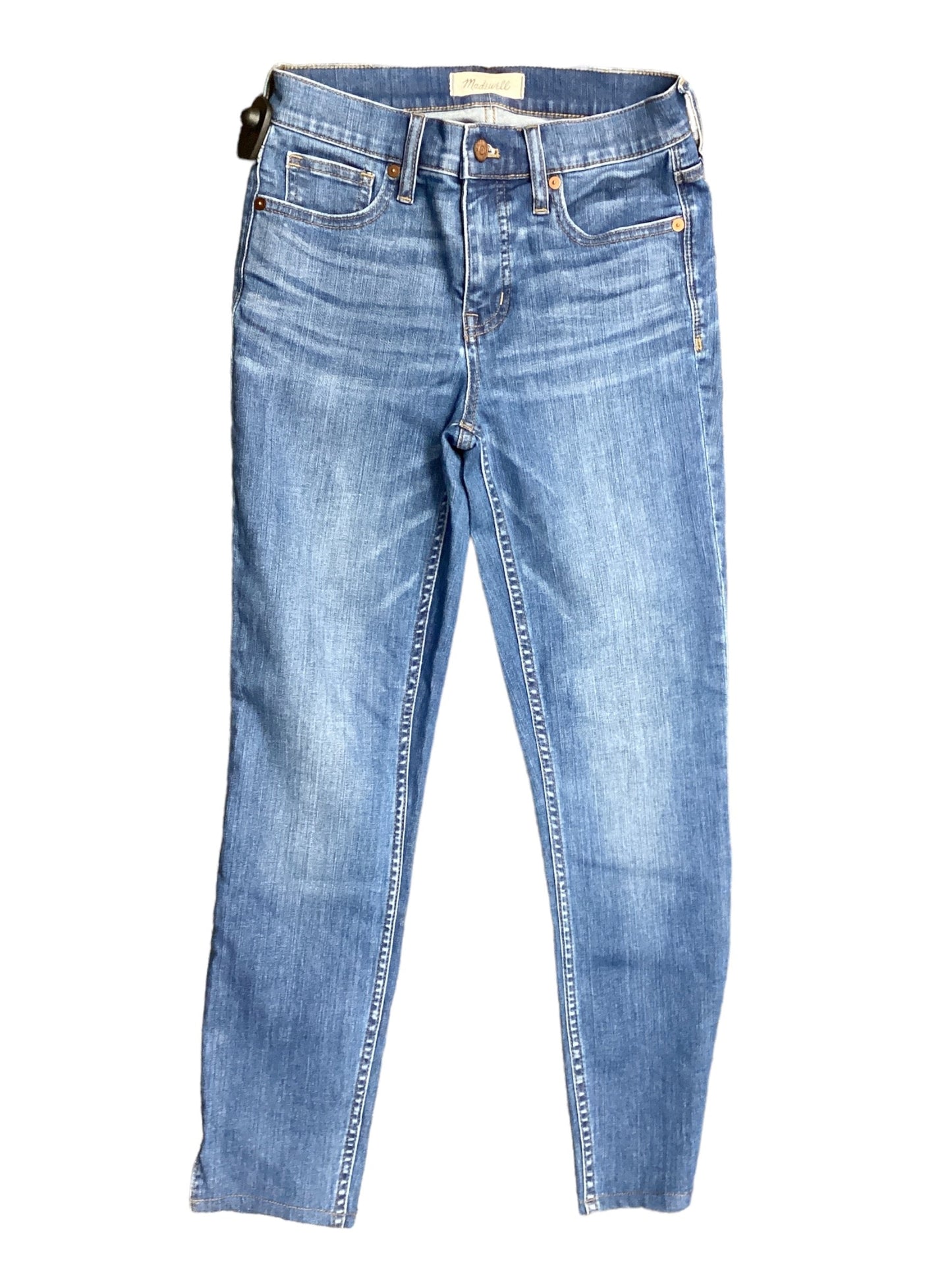 Jeans Skinny By Madewell In Blue Denim, Size: 2