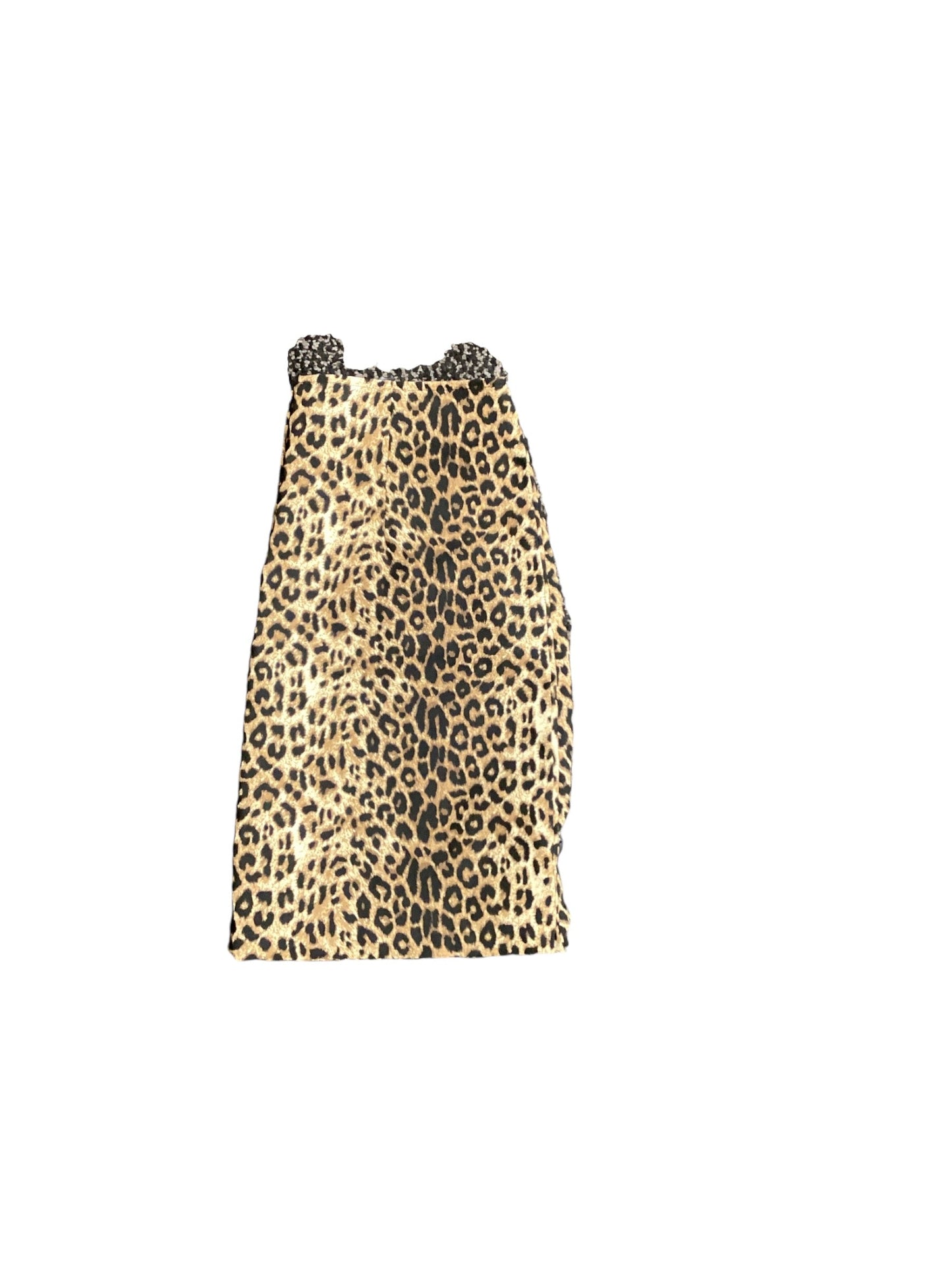 Skirt Mini & Short By Wrapper In Animal Print, Size: M