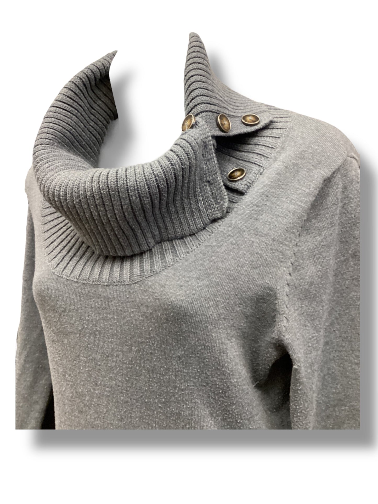 Sweater By Limited In Grey, Size: M