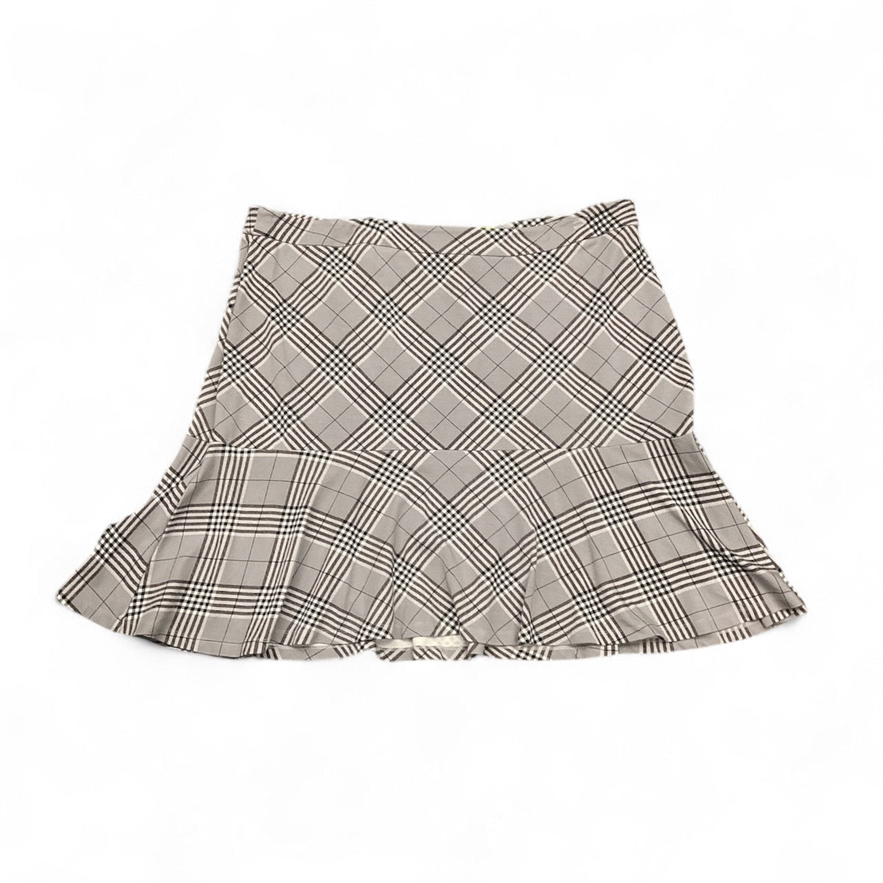 Skirt Mini & Short By Cato In Plaid, Size: 24