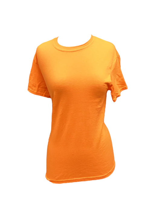 Orange Top Short Sleeve Gildan, Size S