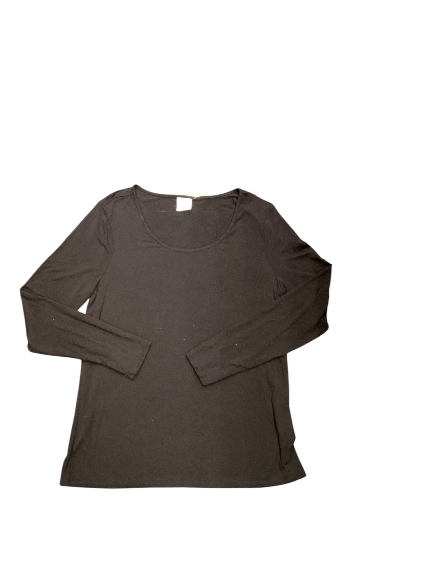 Top Long Sleeve Basic By Soma In Black, Size: Xs