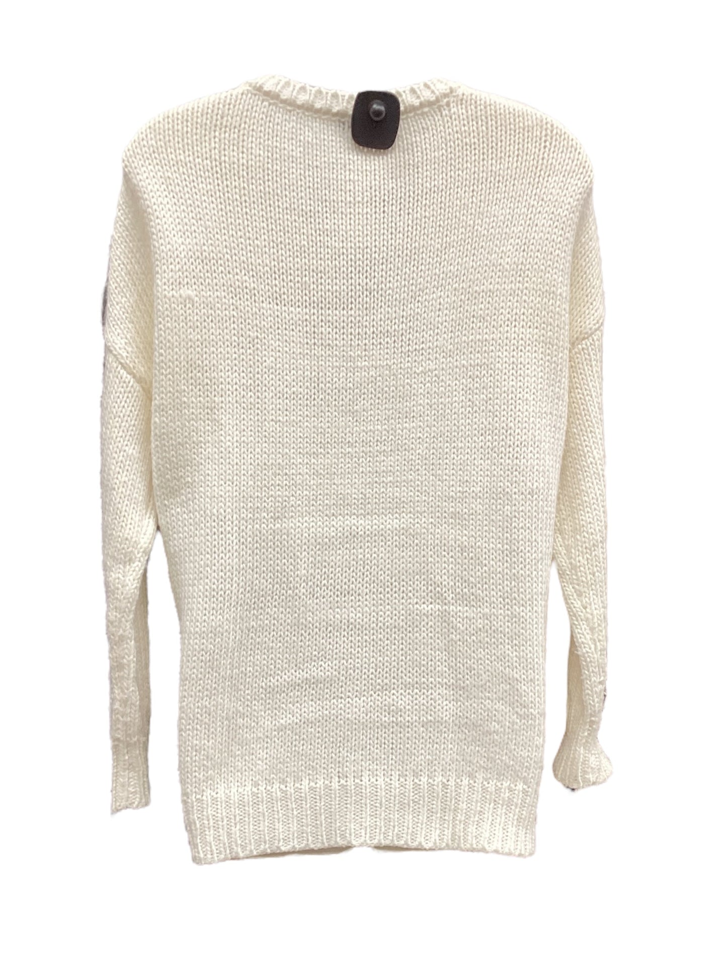 Sweater By Charlotte Russe In White, Size: M