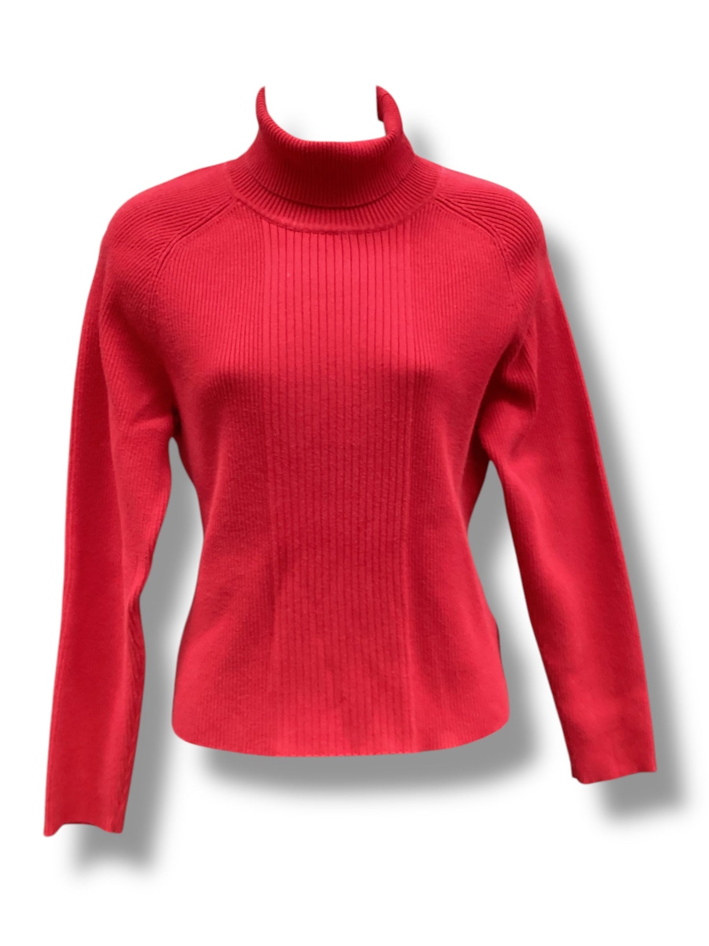 Sweater By Carolyn Taylor In Red, Size: L