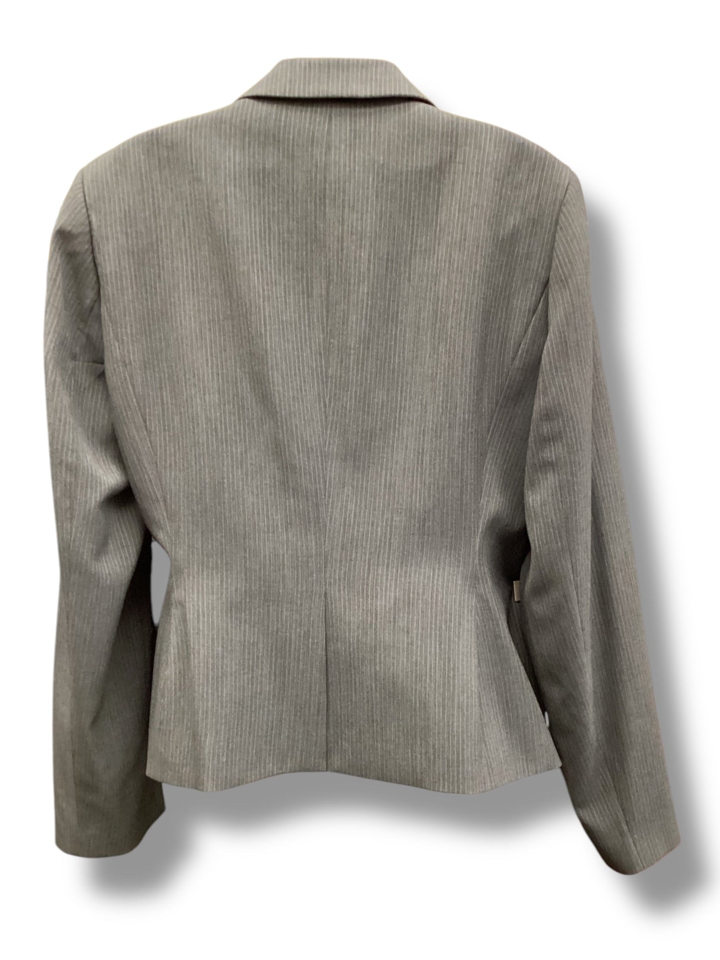 Blazer By Calvin Klein In Grey, Size: 16