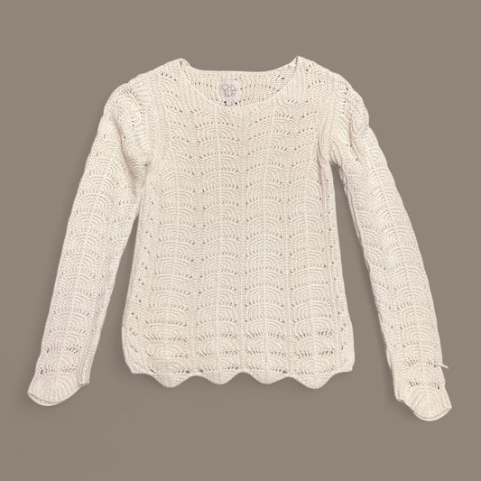 Sweater By Chaser In Cream, Size: L