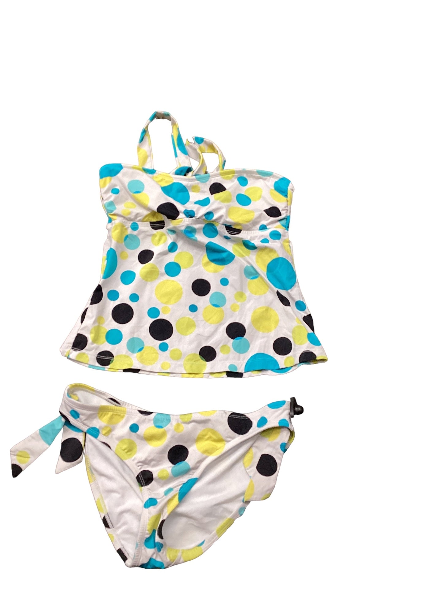 Blue & Yellow Swimsuit 2pc Jag, Size L