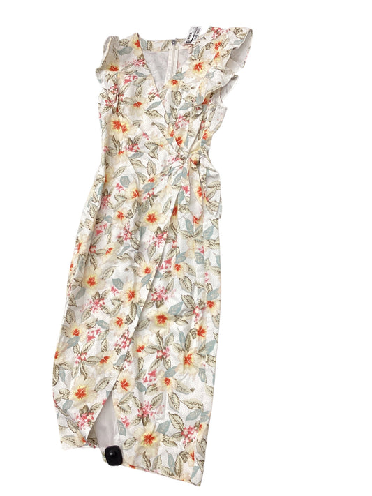 Floral Print Dress Casual Maxi Rebecca Taylor, Size 4