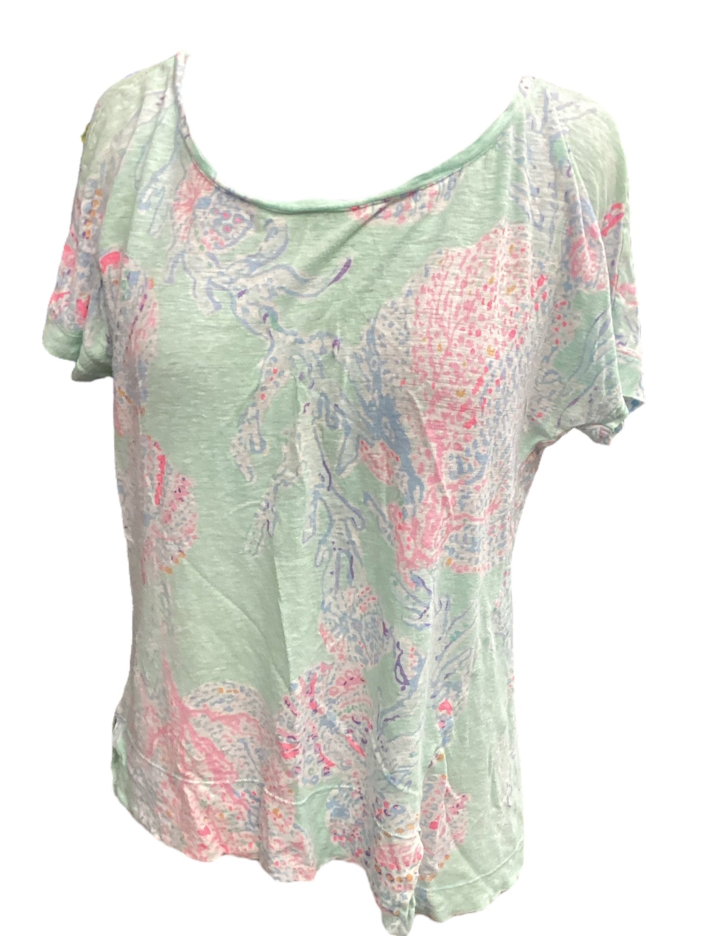 Multi-colored Top Short Sleeve Lilly Pulitzer, Size M