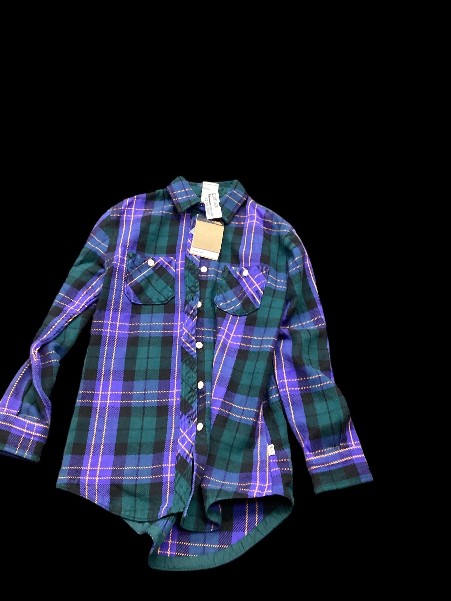 Plaid Pattern Top Long Sleeve The North Face, Size Xs