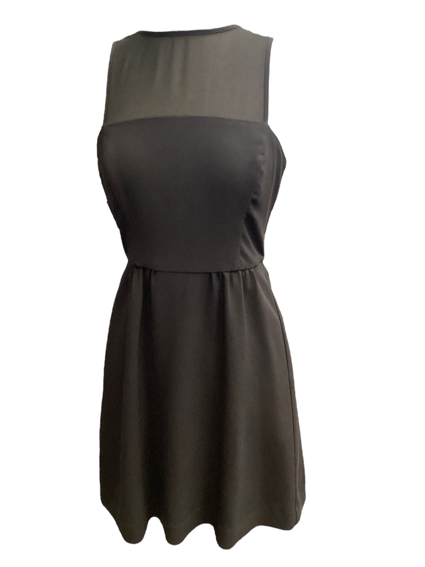 Dress Casual Midi By Banana Republic In Black, Size: 4