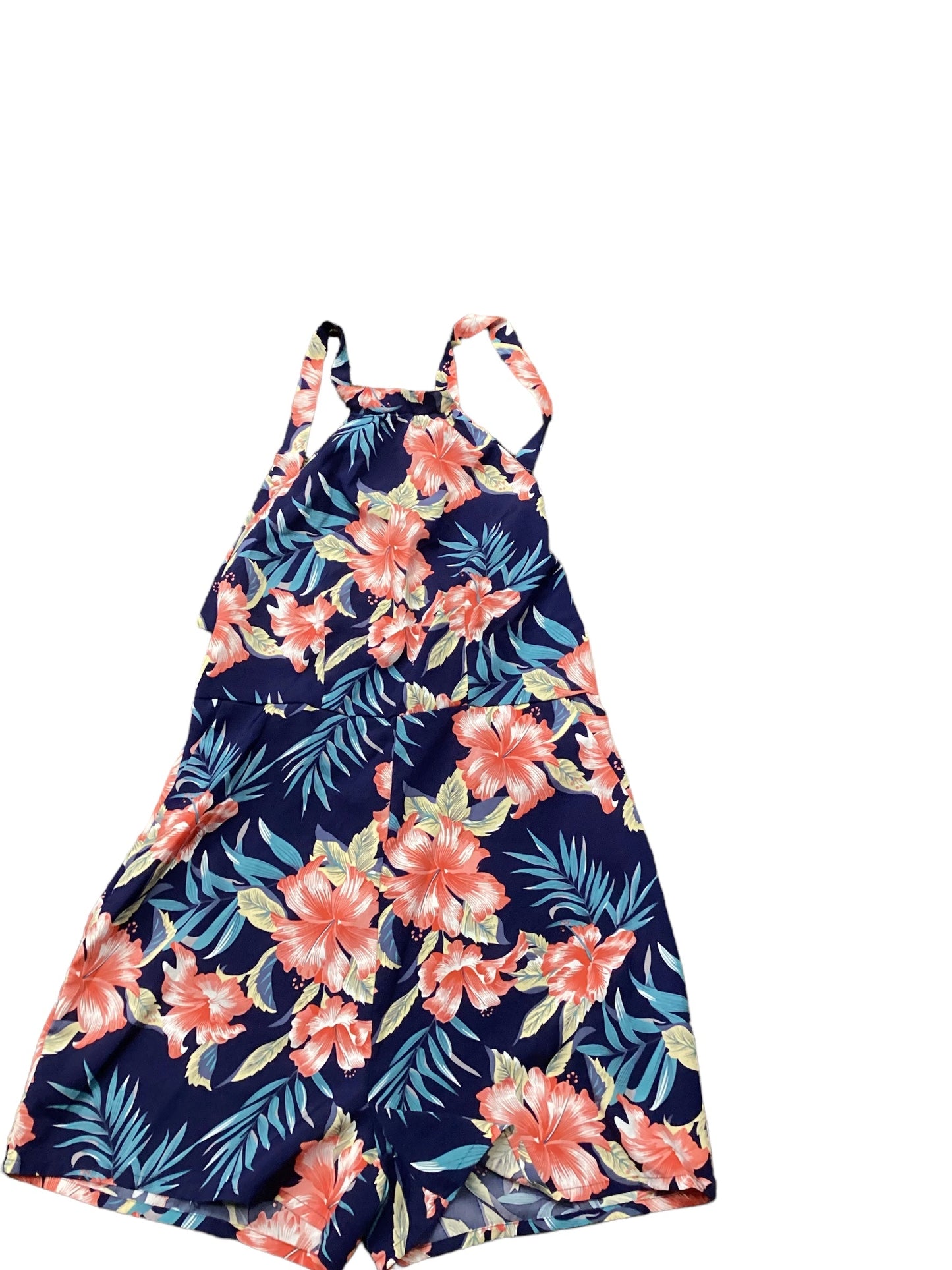 Floral Print Romper Shein, Size S