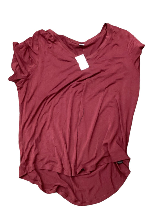 Red Top Short Sleeve Old Navy, Size Xl