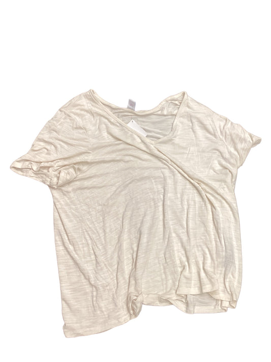 Cream Top Short Sleeve Old Navy, Size Xl