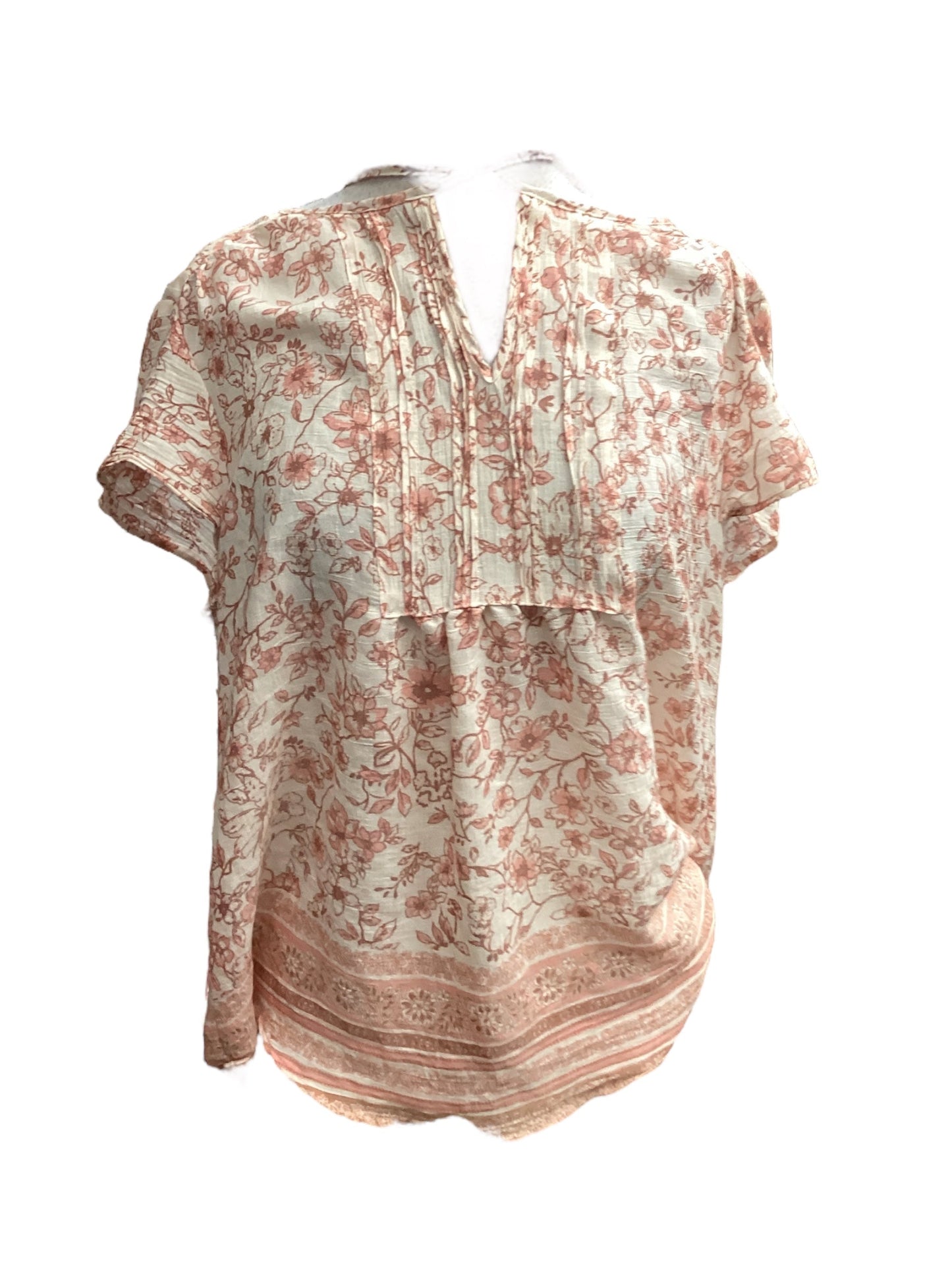 Pink Top Short Sleeve Como Vintage, Size Xl