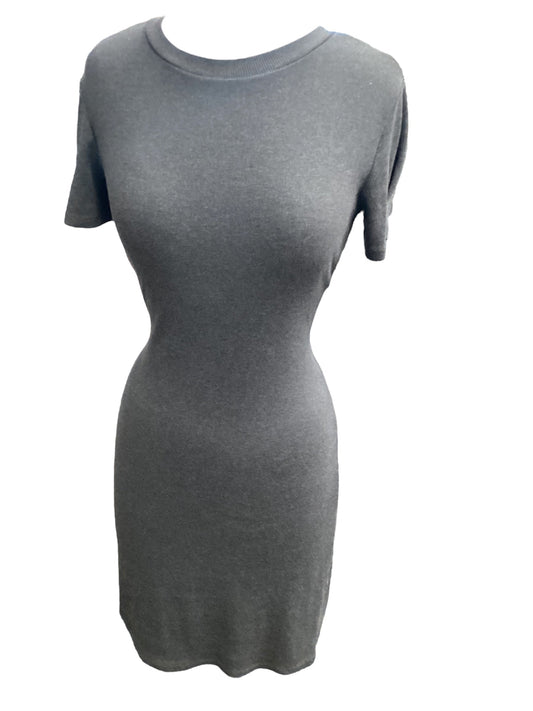 Grey Dress Casual Midi Zara Women, Size L