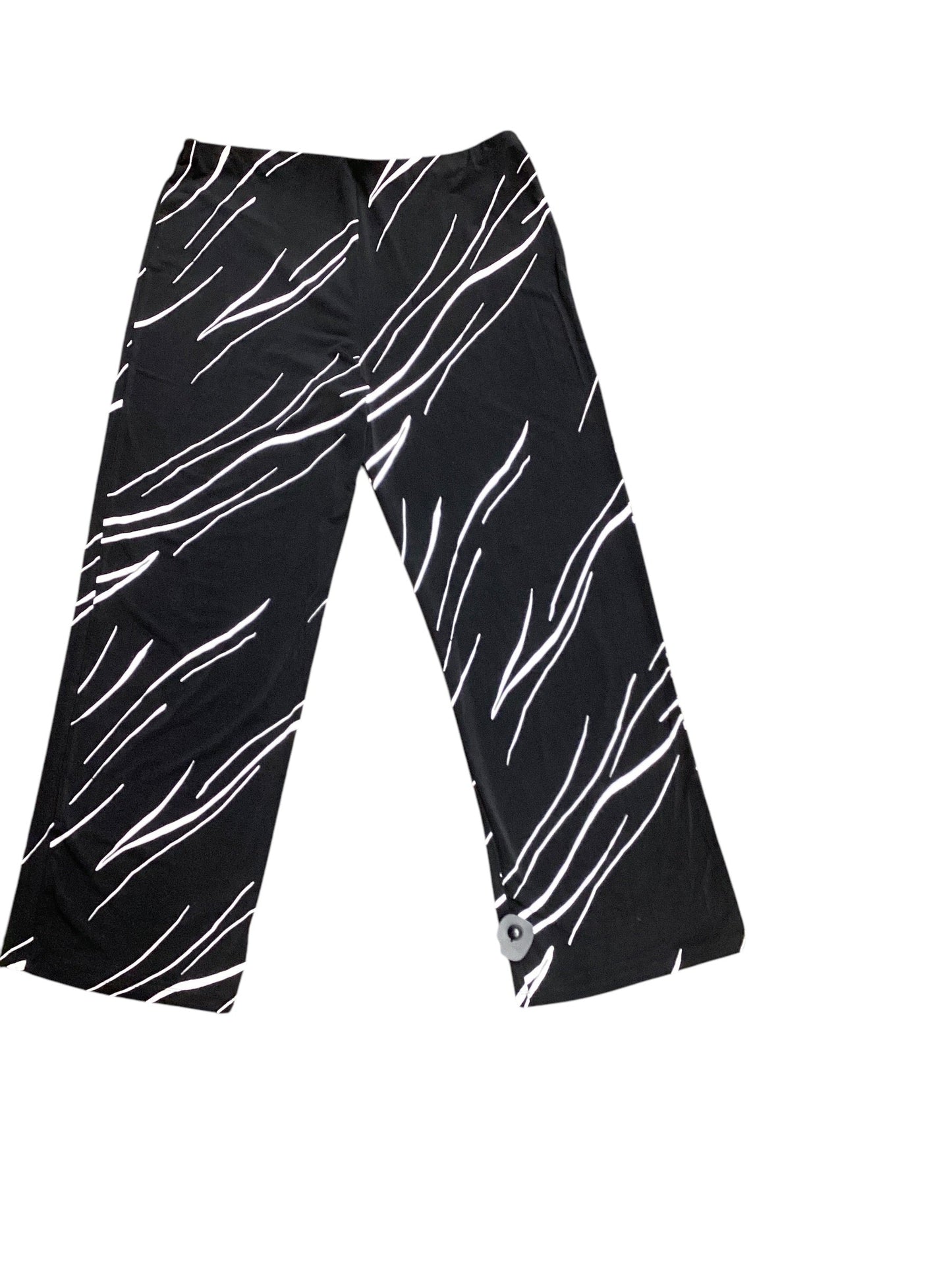 Pants Lounge By Alfani In Black & White, Size: L