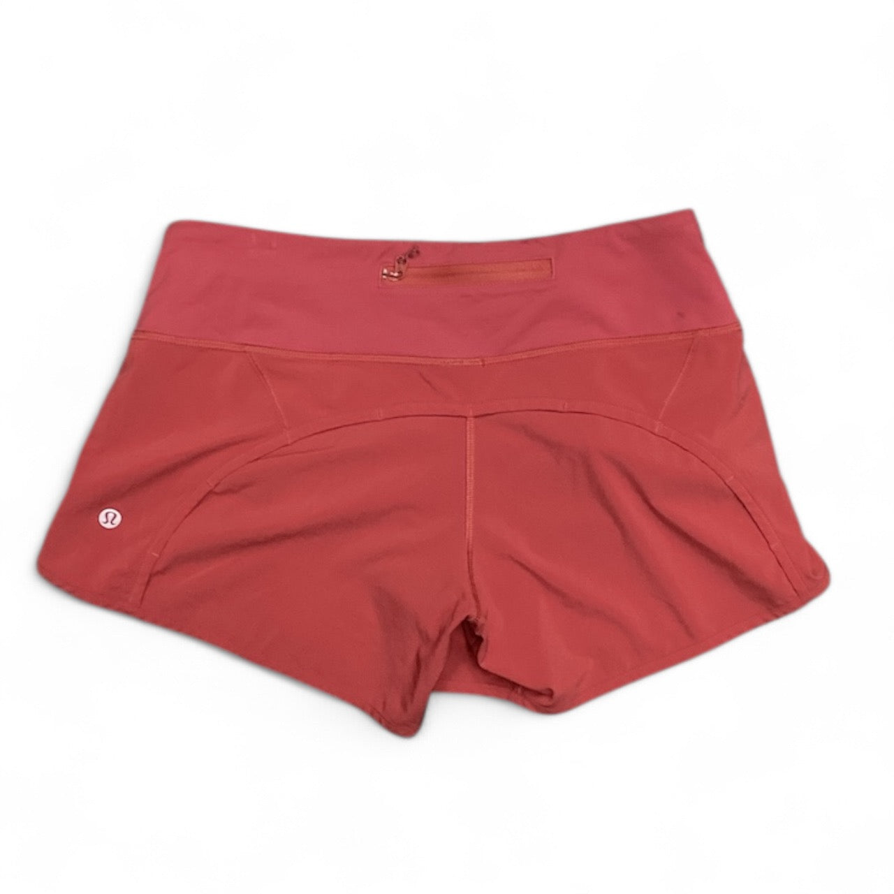 Athletic Shorts By Lululemon In Pink, Size: 4