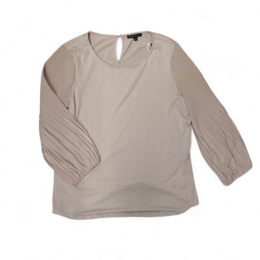 Top Long Sleeve By Adrianna Papell In Pink, Size: M