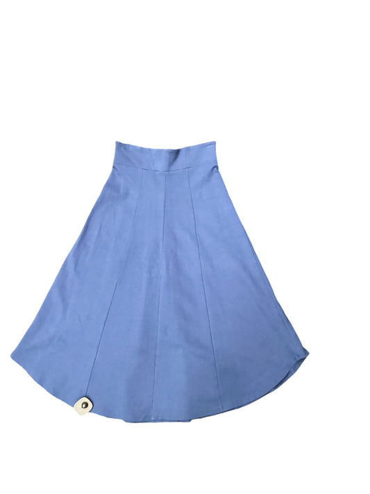 Skirt Midi By Maeve In Blue, Size: 2