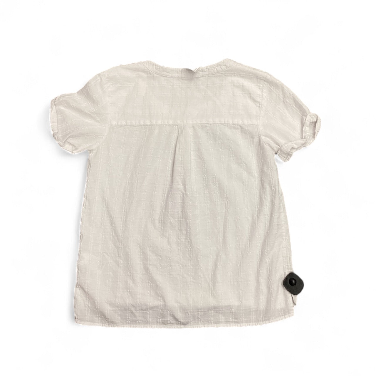 Top Short Sleeve By Gap In White, Size: Xs