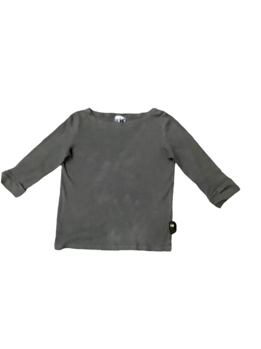 Top Long Sleeve By Jones New York In Black, Size: M