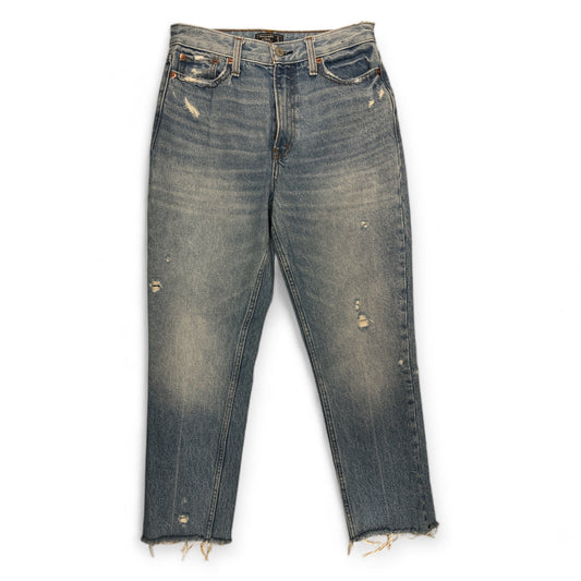 Jeans Straight By Abercrombie And Fitch In Blue, Size: 28