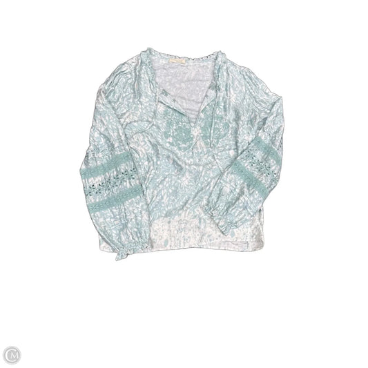 Top Long Sleeve By Lovestitch In Green, Size: S