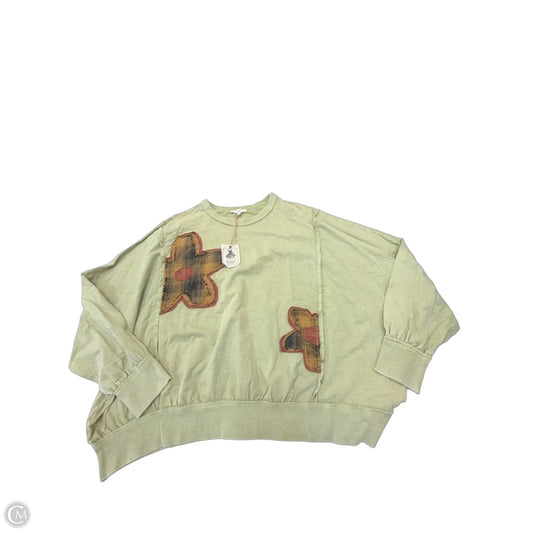 Top Long Sleeve By Easel In Green, Size: 1x