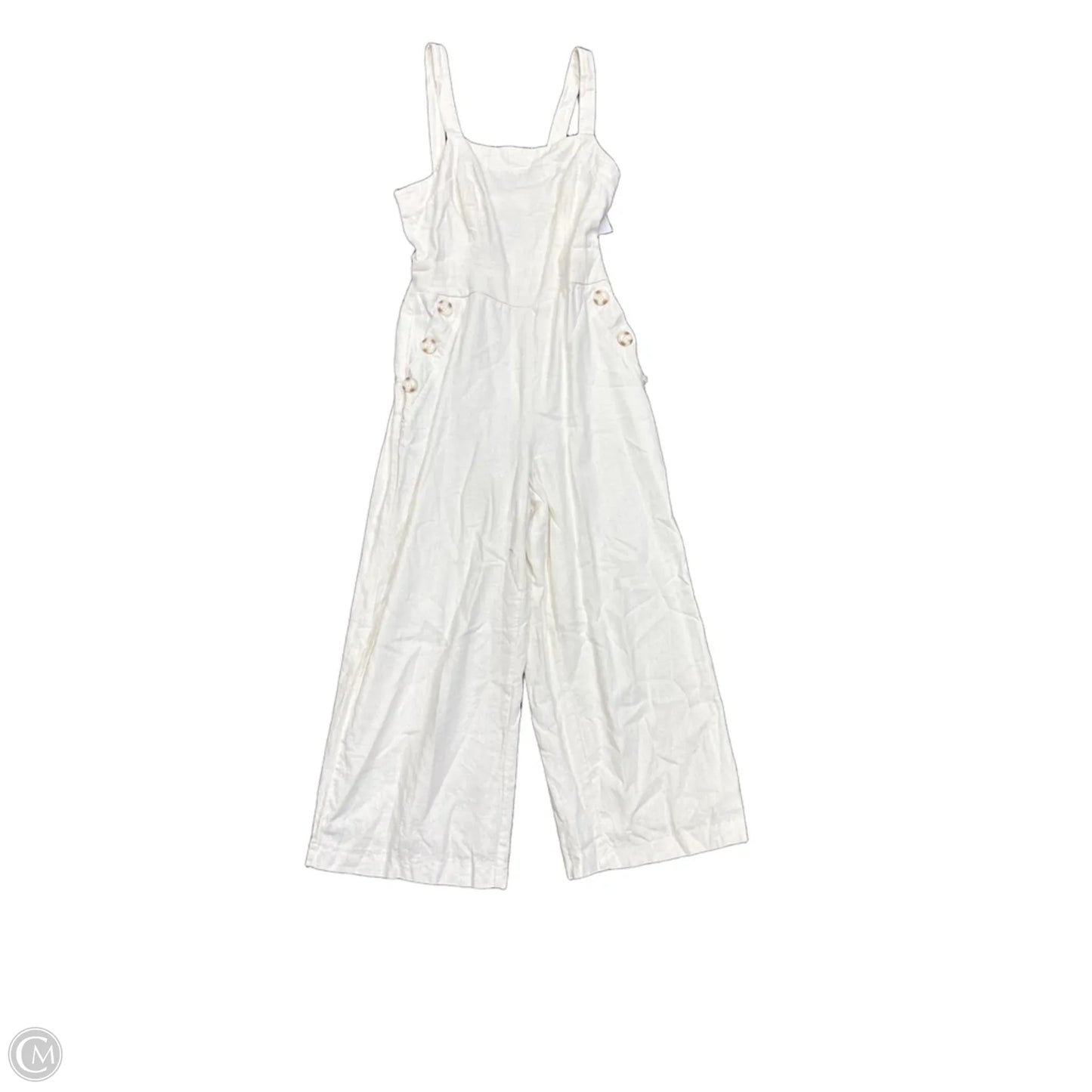 Jumpsuit By Clothes Mentor In Cream, Size: S