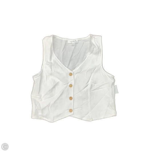 Top Sleeveless Basic By Kirious In White, Size: M
