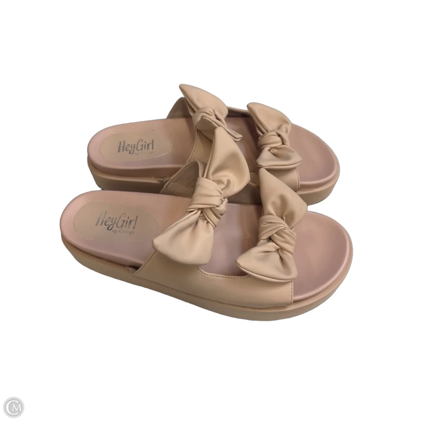 Sandals Flats By Clothes Mentor In Pink, Size: 11