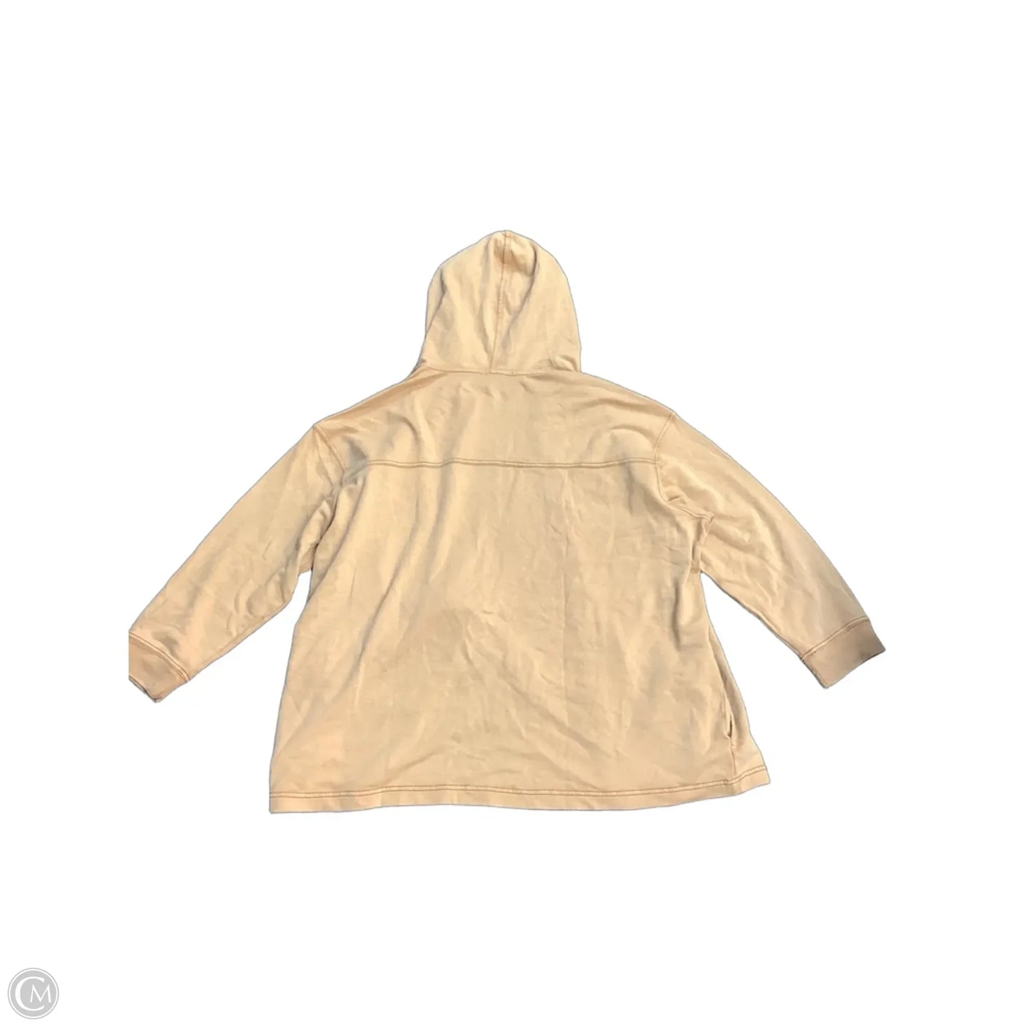 Sweatshirt Hoodie By Maurices In Tan, Size: 3x