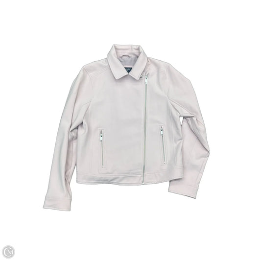 Athletic Jacket By Abercrombie And Fitch In Purple, Size: L
