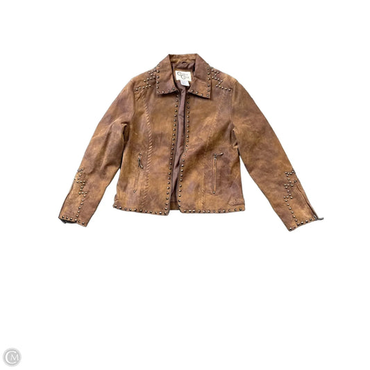 Jacket Other By Clothes Mentor In Brown, Size: L
