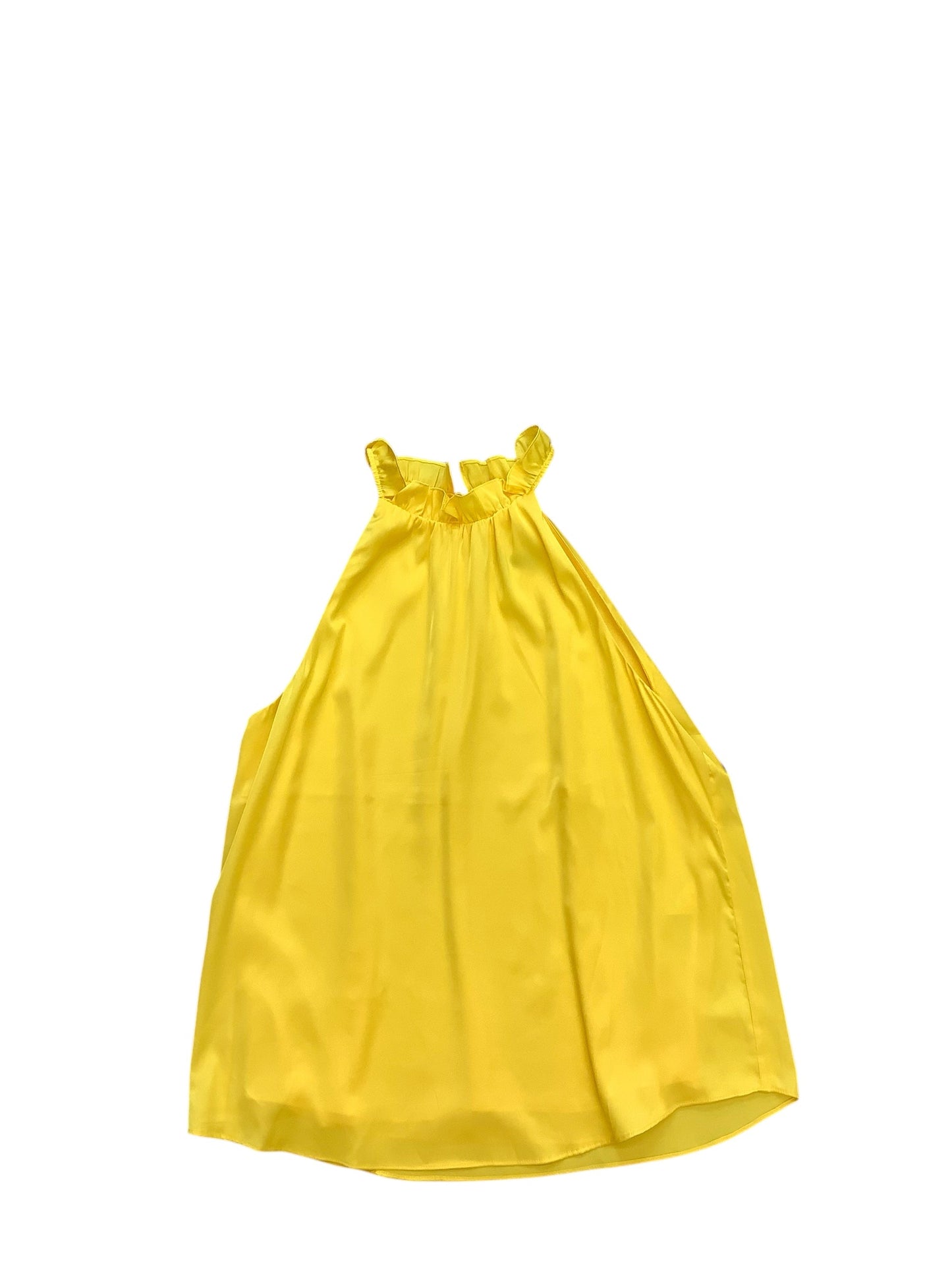 Top Sleeveless By White House Black Market In Yellow, Size: L