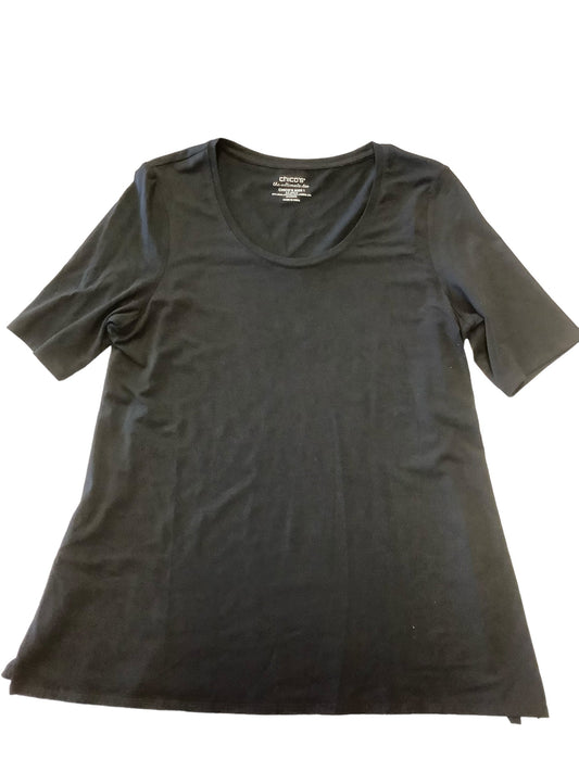 Top Short Sleeve Basic Chicos, Size M