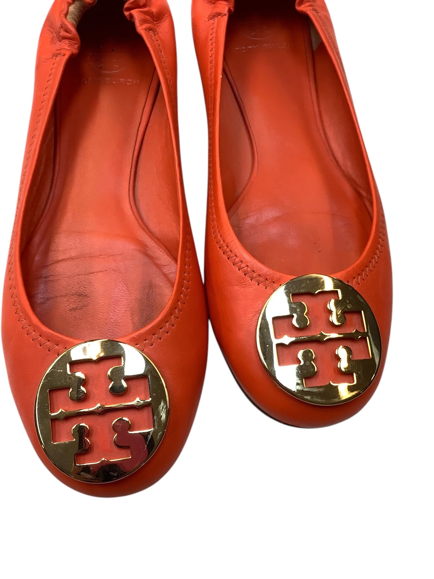 Shoes Designer By Tory Burch In Orange, Size: 10