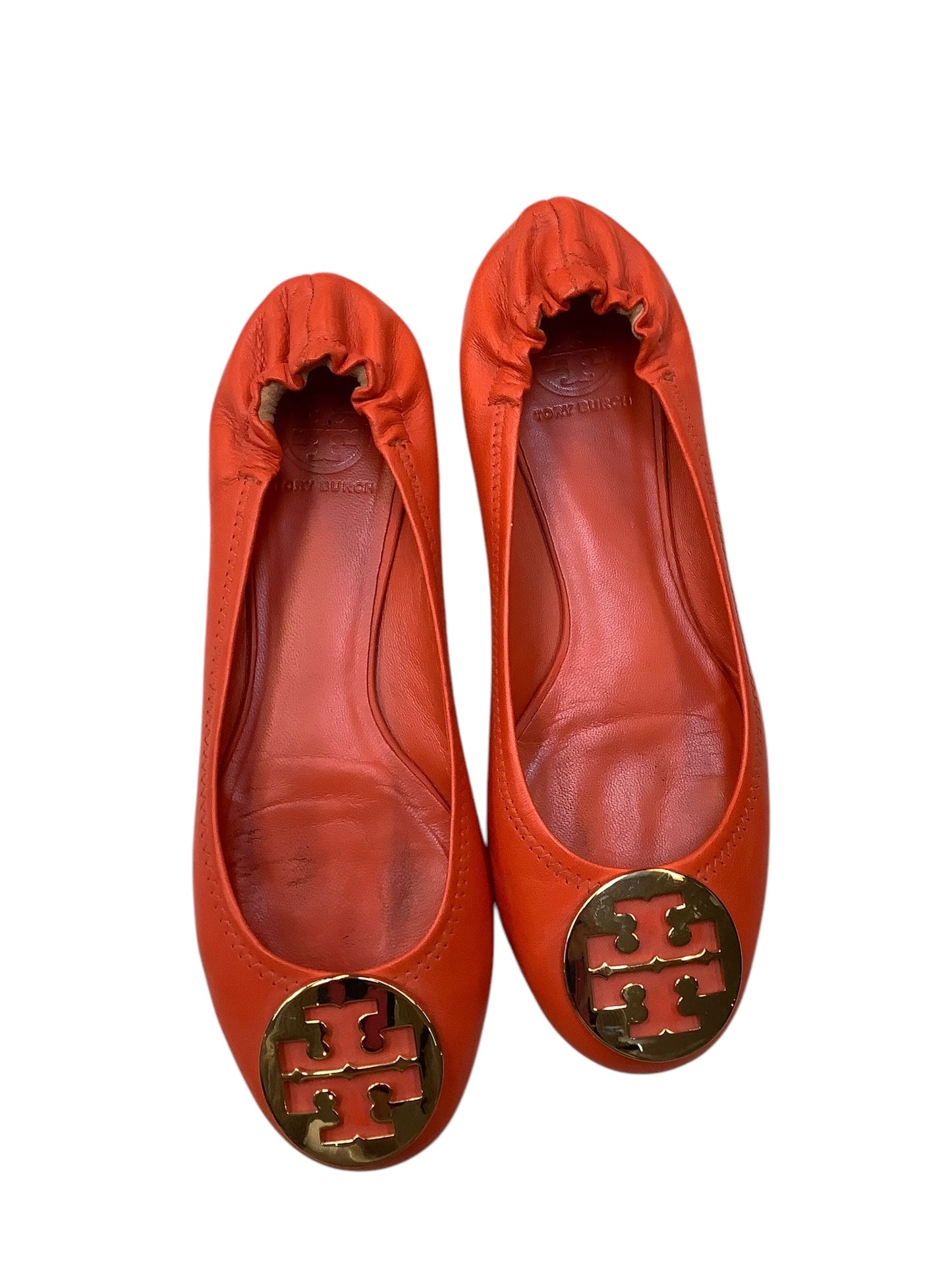 Shoes Designer By Tory Burch In Orange, Size: 10