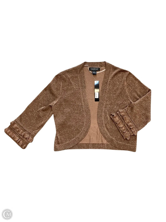 Cardigan By August Silk In Copper, Size: L