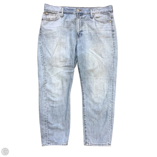 Jeans Boyfriend By Madewell In Blue, Size: 14(32)