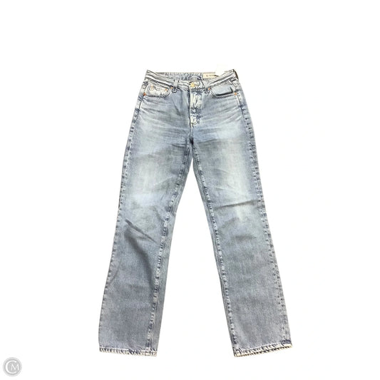 Jeans Straight By Adriano Goldschmied In Blue, Size: 4