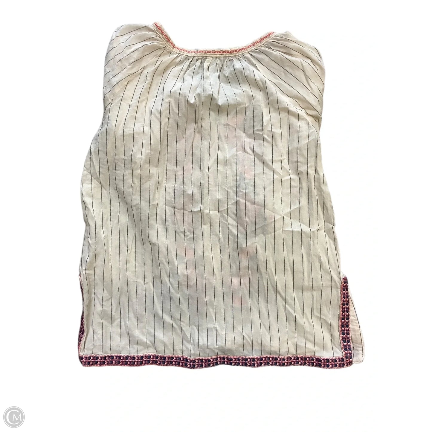 Top 3/4 Sleeve By Johnny Was In Tan, Size: S