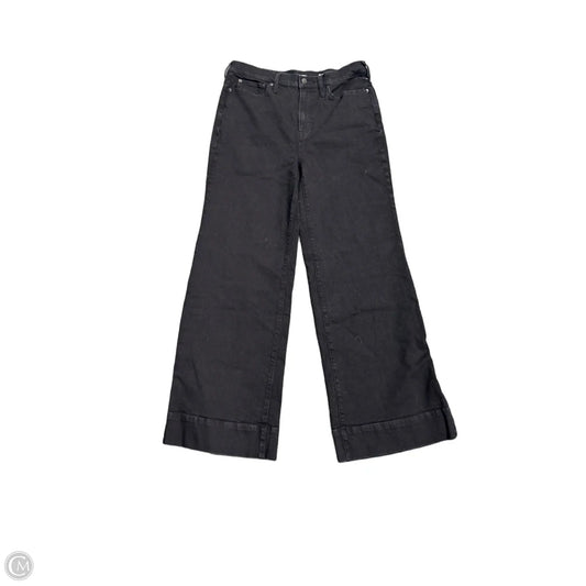 Jeans Wide Leg By J. Crew In Black, Size: 10