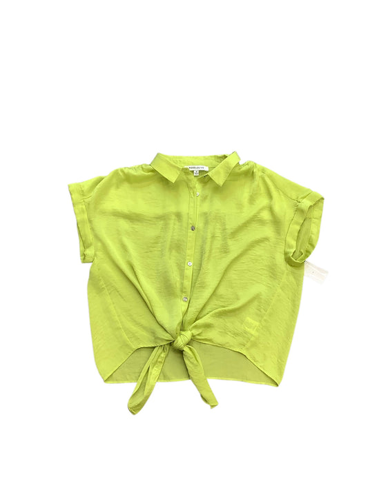 Top Short Sleeve By Rose And Olive In Green, Size: M