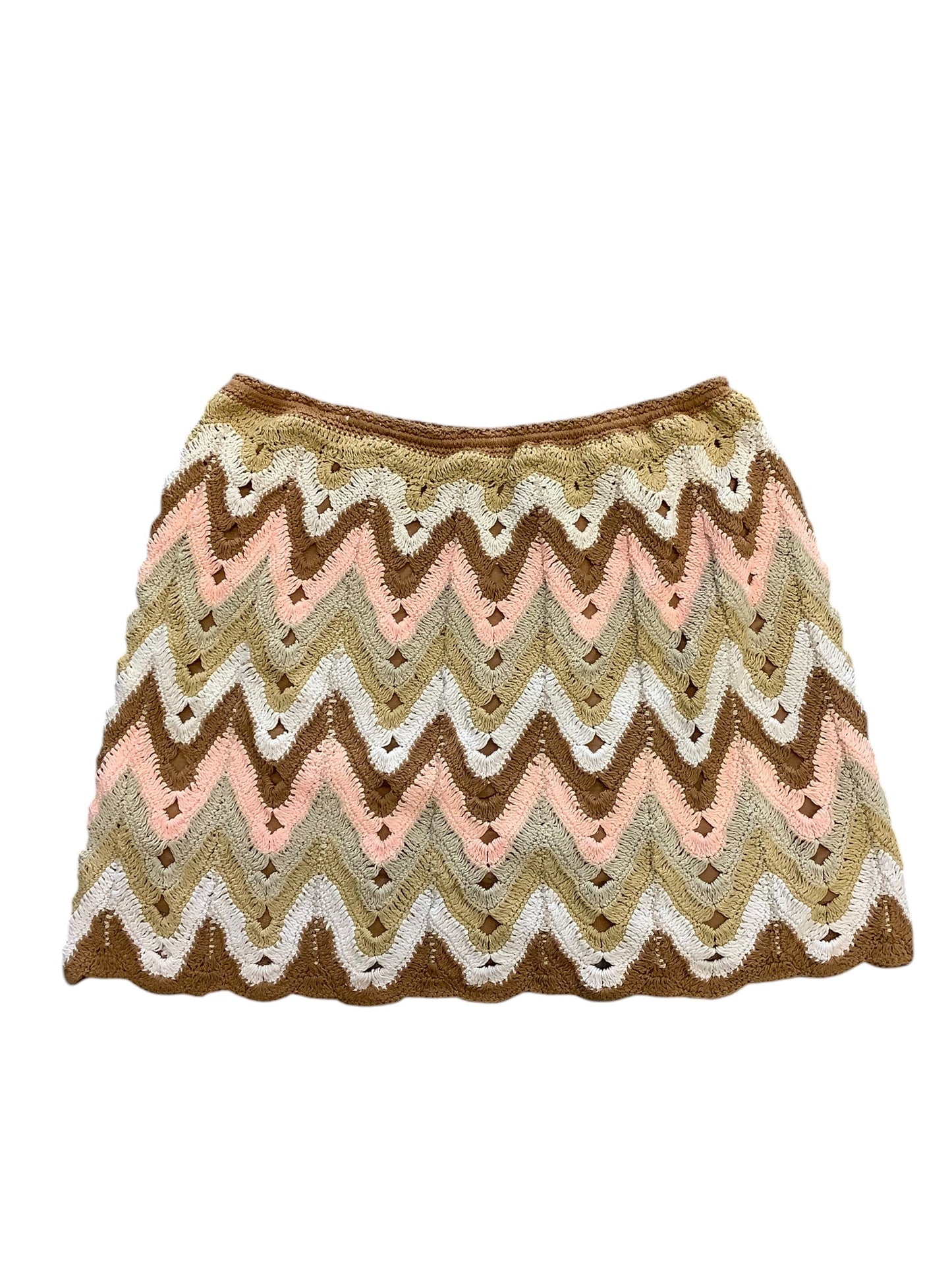 Skirt Mini & Short By Free People In Brown, Size: L